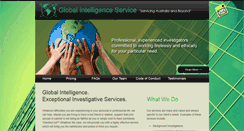 Desktop Screenshot of globalintelligenceservice.com